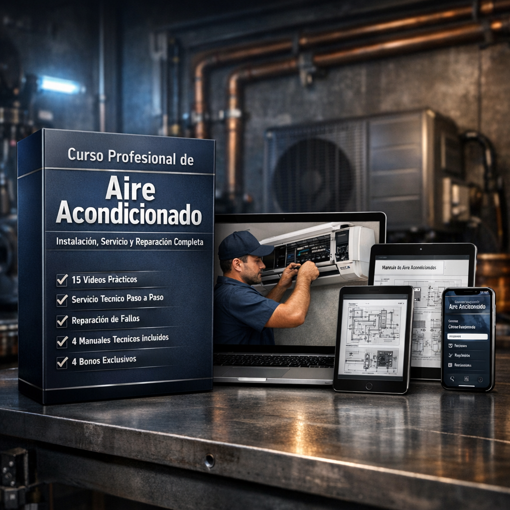 Curso Profesional de Aire Acondicionado + 4 Bonos Exclusivos